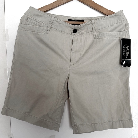 Lauren Ralph Lauren Women's Tan Shorts - Picture 1 of 6